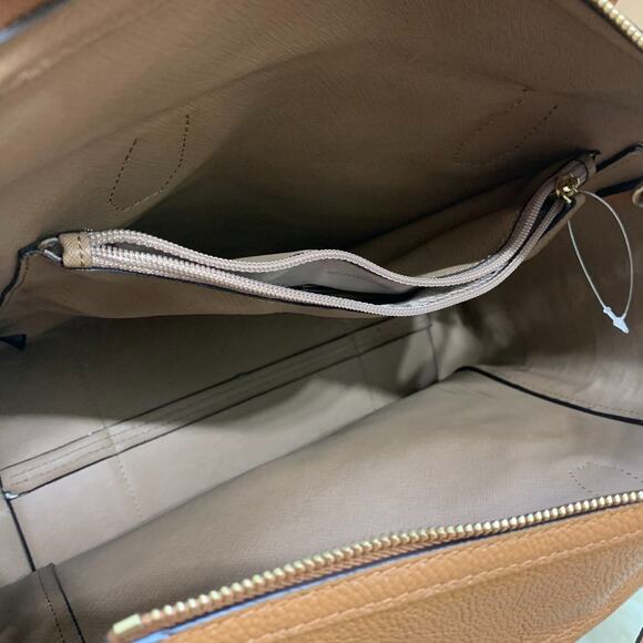 MICHAEL KORS Large Luggage Saffiano Leather MERCER Top Zip E/W Gallery Tote - Picture 10 of 14